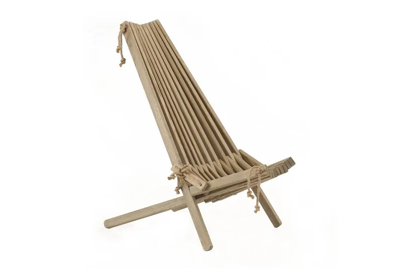 Ecochair EcoFurn Ask Grå Oljad - Ask Grå Oljad - Utemöbler - Utestolar & fåtöljer - Utefåtöljer & loungefåtöljer