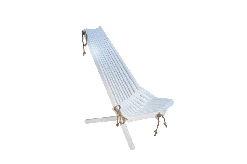 Ecochair EcoFurn Björk Vit Oljad - Björk Vit Oljad - Utemöbler - Utestolar & fåtöljer - Utefåtöljer & loungefåtöljer