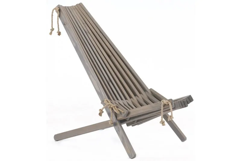 Ecochair EcoFurn Furu Oljad Grå - Furu Oljad Grå - Utemöbler - Utestolar & fåtöljer - Utefåtöljer & loungefåtöljer