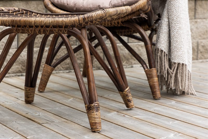 Ella Utefåtölj - Mörk Valnöt - Utemöbler - Utestolar & fåtöljer - Utefåtöljer & loungefåtöljer