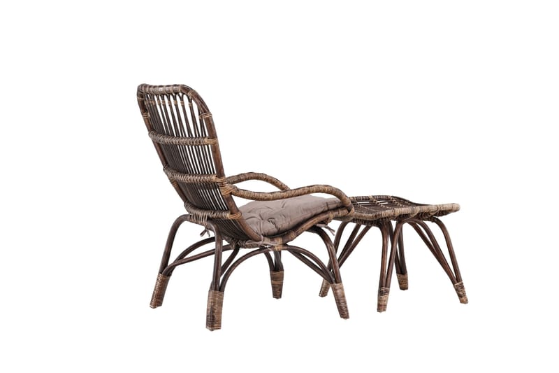 Ella Utefåtölj - Mörk Valnöt - Utemöbler - Utestolar & fåtöljer - Utefåtöljer & loungefåtöljer