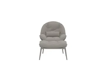 Fåtölj Cala Utomhus - beige - Utemöbler - Utestolar & fåtöljer - Utefåtöljer & loungefåtöljer