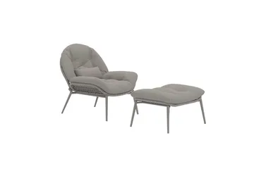 Fåtölj Cala Utomhus - beige - Utemöbler - Utestolar & fåtöljer - Utefåtöljer & loungefåtöljer