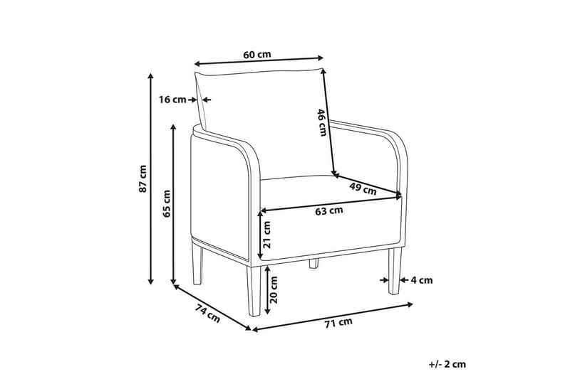 Fåtölj Montefalco - Utemöbler - Utestolar & fåtöljer - Utefåtöljer & loungefåtöljer