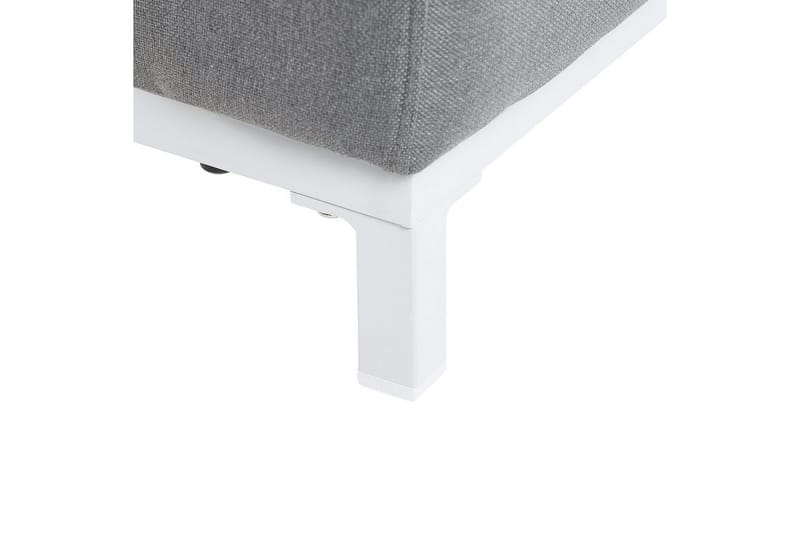 Fåtölj set om 2 Rovigo - Grå, vit - Utemöbler - Utestolar & fåtöljer - Utefåtöljer & loungefåtöljer