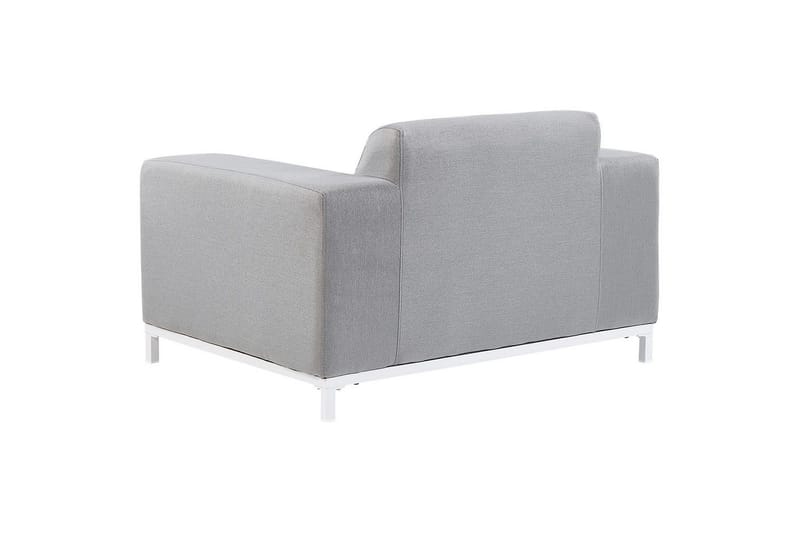 Fåtölj set om 2 Rovigo - Ljusgrå, vit - Utemöbler - Utestolar & fåtöljer - Utefåtöljer & loungefåtöljer