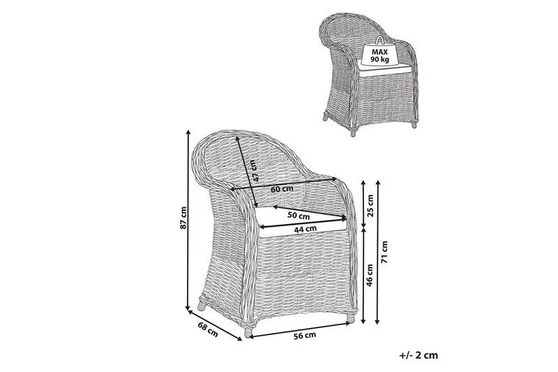Fåtölj Susua Ii - Utemöbler - Utestolar & fåtöljer - Utefåtöljer & loungefåtöljer