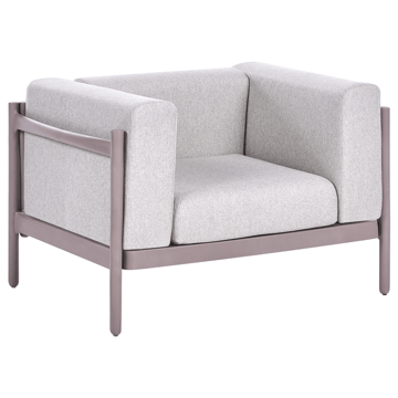 Fåtölj utomhus Ferretti - Grå/Beige - Utemöbler - Utestolar & fåtöljer - Utefåtöljer & loungefåtöljer