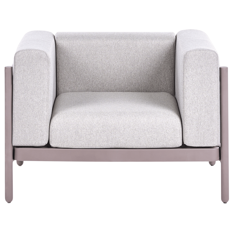 Fåtölj utomhus Ferretti - Grå/Beige - Utemöbler - Utestolar & fåtöljer - Utefåtöljer & loungefåtöljer