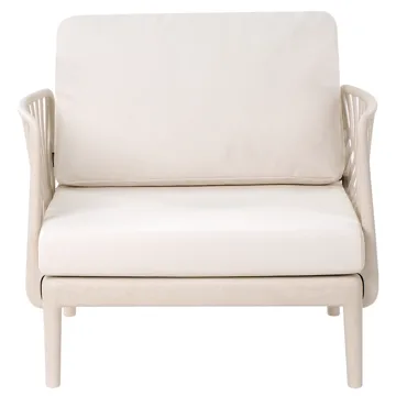 Fåtölj utomhus Saturnia - Beige - Utemöbler - Utestolar & fåtöljer - Utefåtöljer & loungefåtöljer