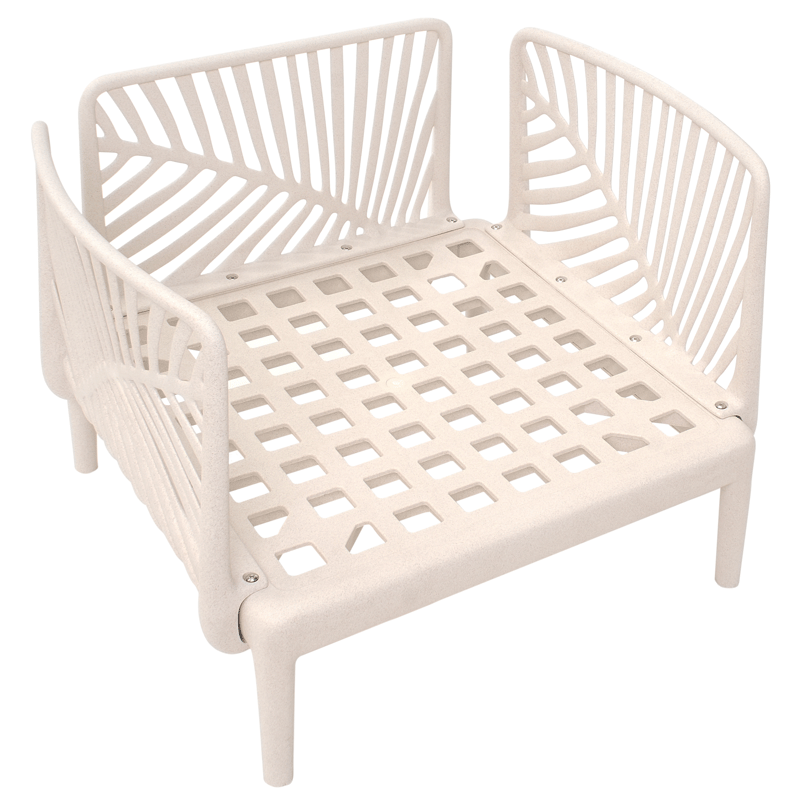 Fåtölj utomhus Saturnia - Beige - Utemöbler - Utestolar & fåtöljer - Utefåtöljer & loungefåtöljer