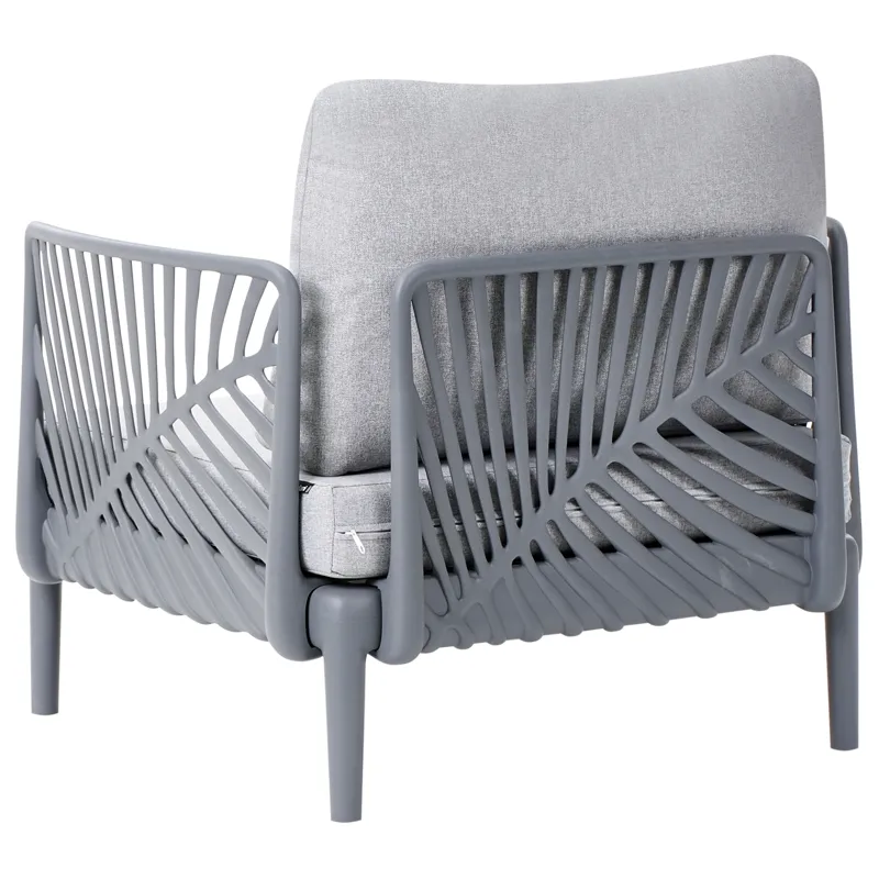 Fåtölj utomhus Saturnia - Grå - Utemöbler - Utestolar & fåtöljer - Utefåtöljer & loungefåtöljer
