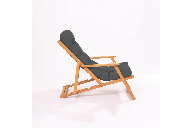 Gardellis Solstol 43x46,5 cm - Grå/Natur - Utemöbler - Utestolar & fåtöljer - Solstol