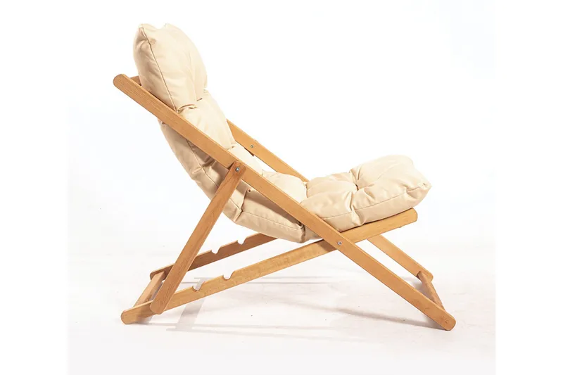 Gardellis Solstol 66x48 cm - Brun/Cream - Utemöbler - Utestolar & fåtöljer - Solstol