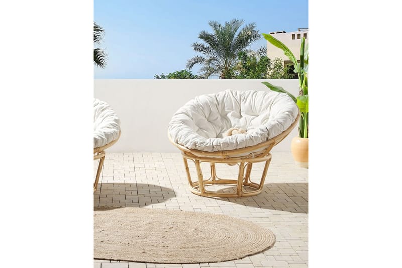 GIORGIO Utefåtölj Natural/Beige - Utemöbler - Utestolar & fåtöljer - Utefåtöljer & loungefåtöljer