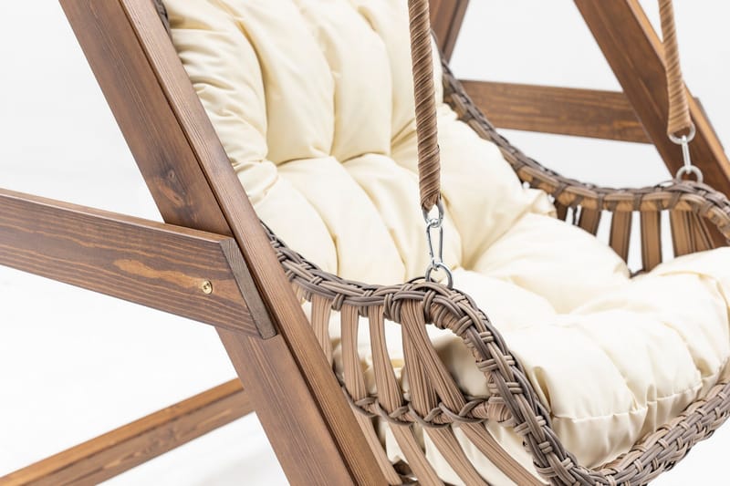 Goreme Hängstol Utomhus 160x120 cm - Cream - Utemöbler - Utestolar & fåtöljer - Hängstol