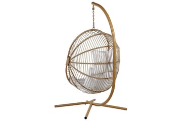 Hängstol Acri - Beige, vit - Utemöbler - Utestolar & fåtöljer - Hängstol