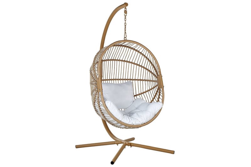 Hängstol Acri, Beige, vit