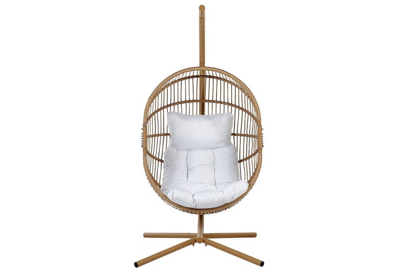 Hängstol Acri - Beige, vit - Utemöbler - Utestolar & fåtöljer - Hängstol