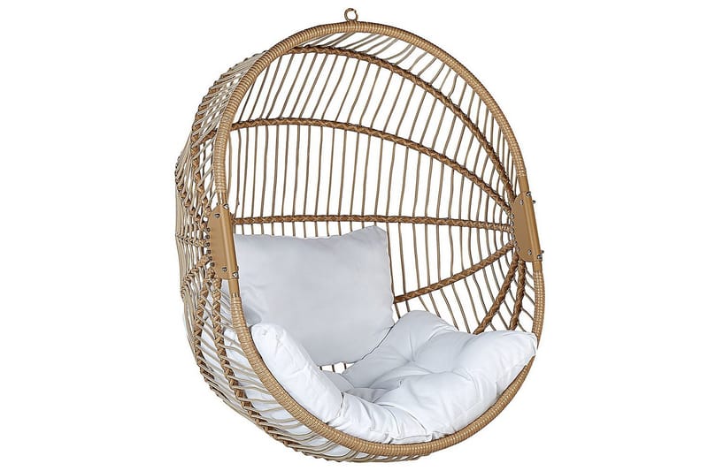 Hängstol Acri - Beige, vit - Utemöbler - Utestolar & fåtöljer - Hängstol