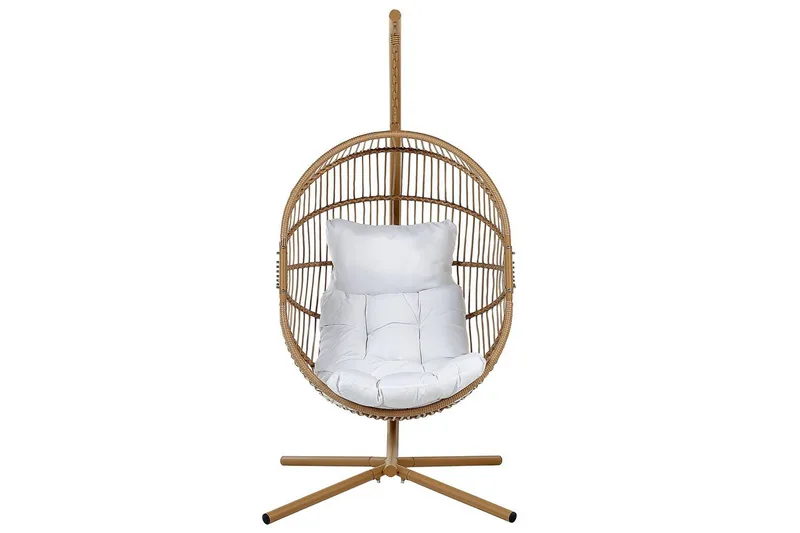 Hängstol Acri - Beige, vit - Utemöbler - Utestolar & fåtöljer - Hängstol