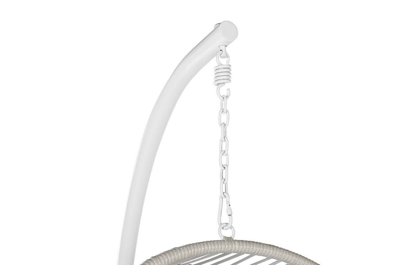 Hängstol Acri - Vit, Grå - Utemöbler - Utestolar & fåtöljer - Hängstol