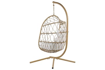 Hängstol Adria - Beige, vit - Utemöbler - Utestolar & fåtöljer - Hängstol