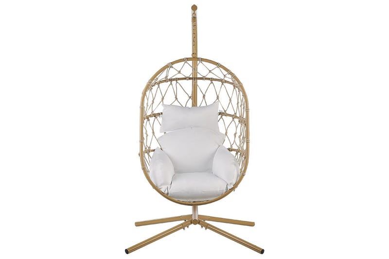 Hängstol Adria - Beige, vit - Utemöbler - Utestolar & fåtöljer - Hängstol