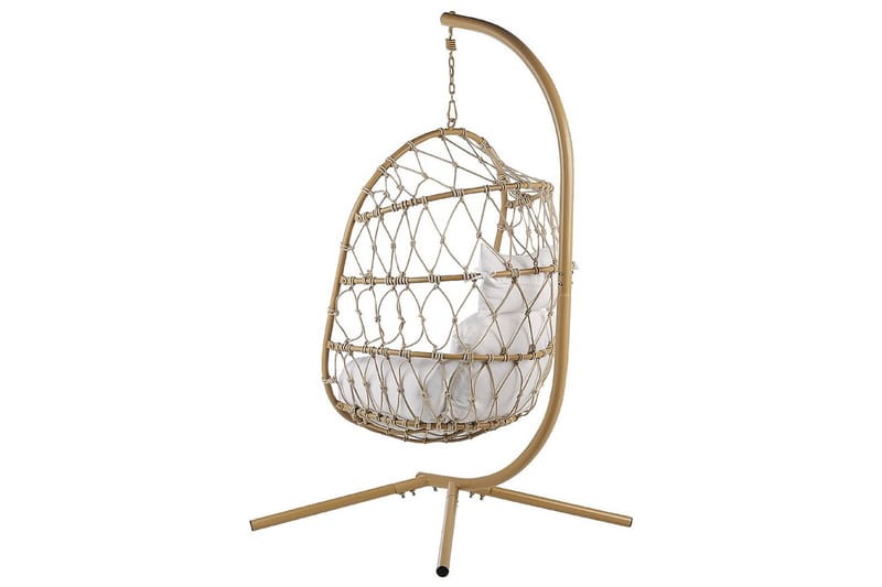 Hängstol Adria - Beige, vit - Utemöbler - Utestolar & fåtöljer - Hängstol