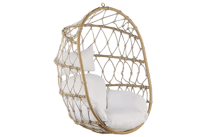 Hängstol Adria - Beige, vit - Utemöbler - Utestolar & fåtöljer - Hängstol