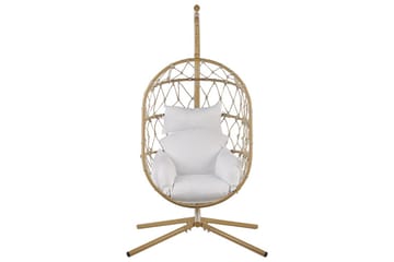 Hängstol Adria - Beige, vit - Utemöbler - Utestolar & fåtöljer - Hängstol