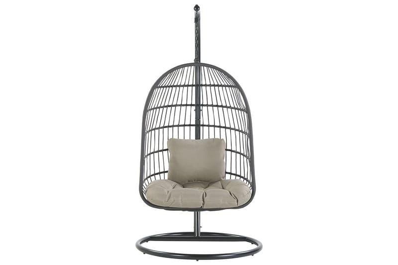 Hängstol Allera - Svart, Grå - Utemöbler - Utestolar & fåtöljer - Hängstol