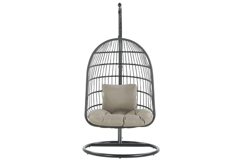 Hängstol Allera - Svart, Grå - Utemöbler - Utestolar & fåtöljer - Hängstol