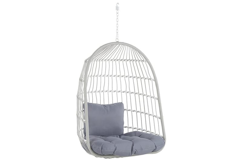 Hängstol Allera - Vit, Grå - Utemöbler - Utestolar & fåtöljer - Hängstol