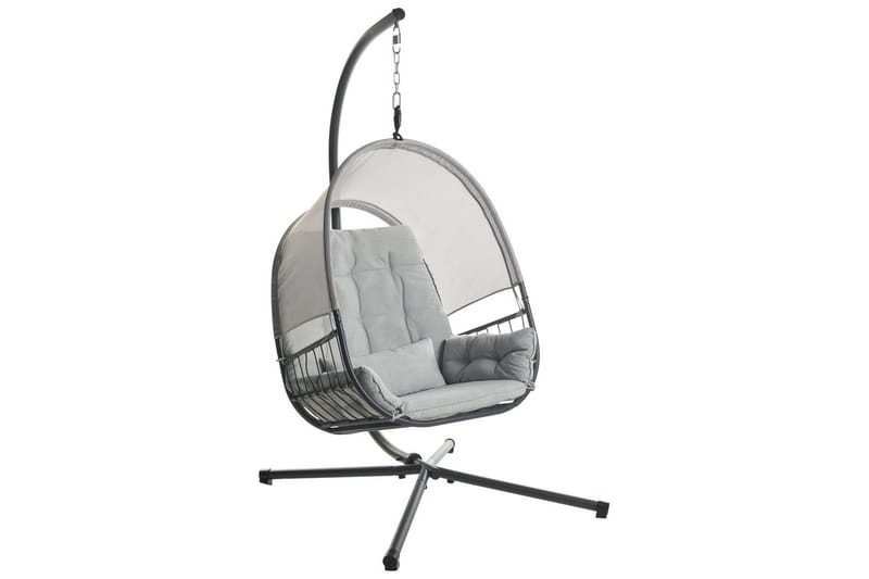 Hängstol Alviano - Ljusgrå - Utemöbler - Utestolar & fåtöljer - Hängstol