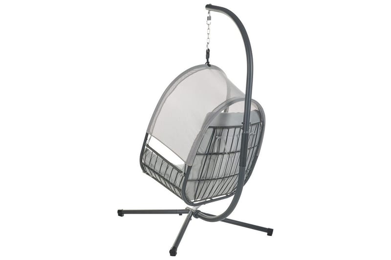 Hängstol Alviano - Ljusgrå - Utemöbler - Utestolar & fåtöljer - Hängstol
