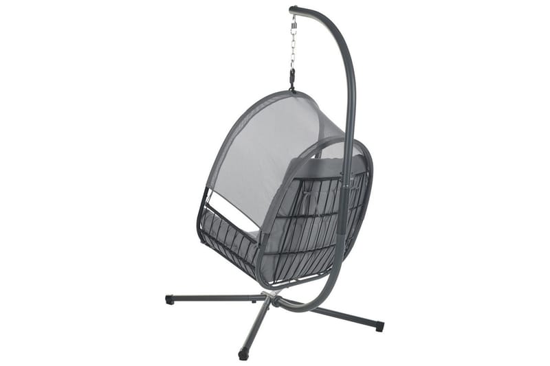 Hängstol Alviano - Mörkgrå - Utemöbler - Utestolar & fåtöljer - Hängstol