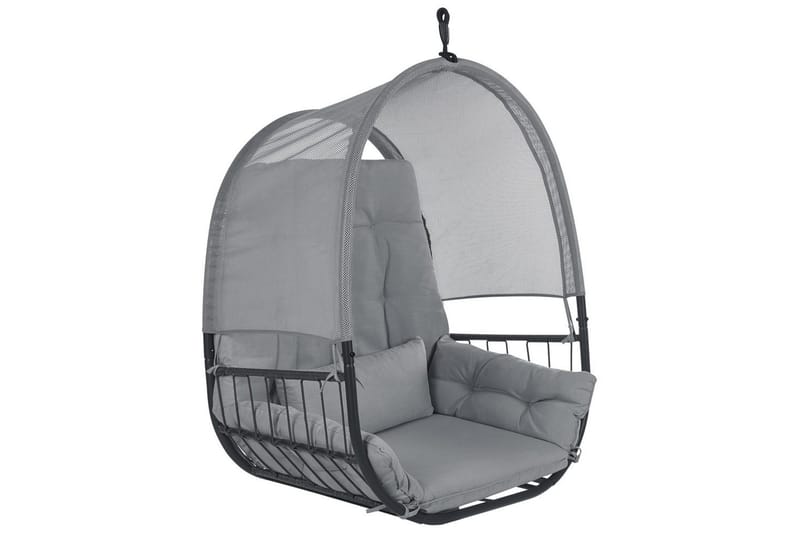 Hängstol Alviano - Mörkgrå - Utemöbler - Utestolar & fåtöljer - Hängstol