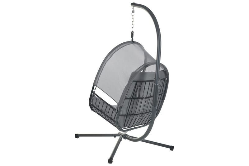 Hängstol Alviano - Mörkgrå - Utemöbler - Utestolar & fåtöljer - Hängstol