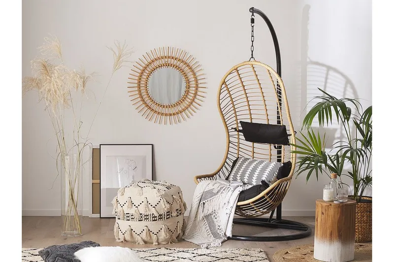 Appuna Hängstol Utomhus med Stativ - Beige - Utemöbler - Utestolar & fåtöljer - Hängstol