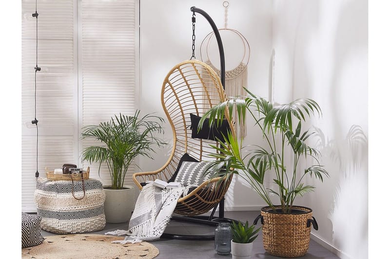 Appuna Hängstol Utomhus med Stativ - Beige - Utemöbler - Utestolar & fåtöljer - Hängstol