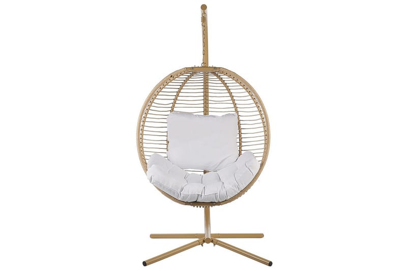 Hängstol Arco - Beige, vit - Utemöbler - Utestolar & fåtöljer - Hängstol