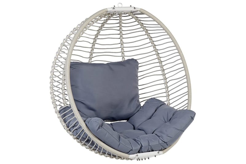 Hängstol Arco - Vit, Grå - Utemöbler - Utestolar & fåtöljer - Hängstol