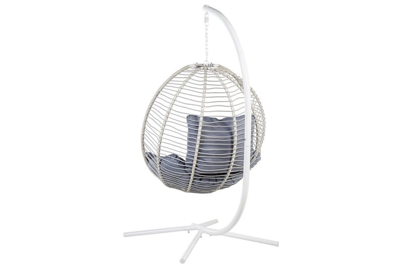 Hängstol Arco - Vit, Grå - Utemöbler - Utestolar & fåtöljer - Hängstol