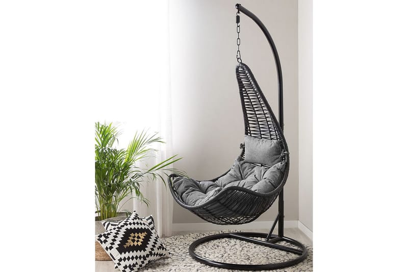 Hängstol Atri II - Svart - Utemöbler - Utestolar & fåtöljer - Hängstol