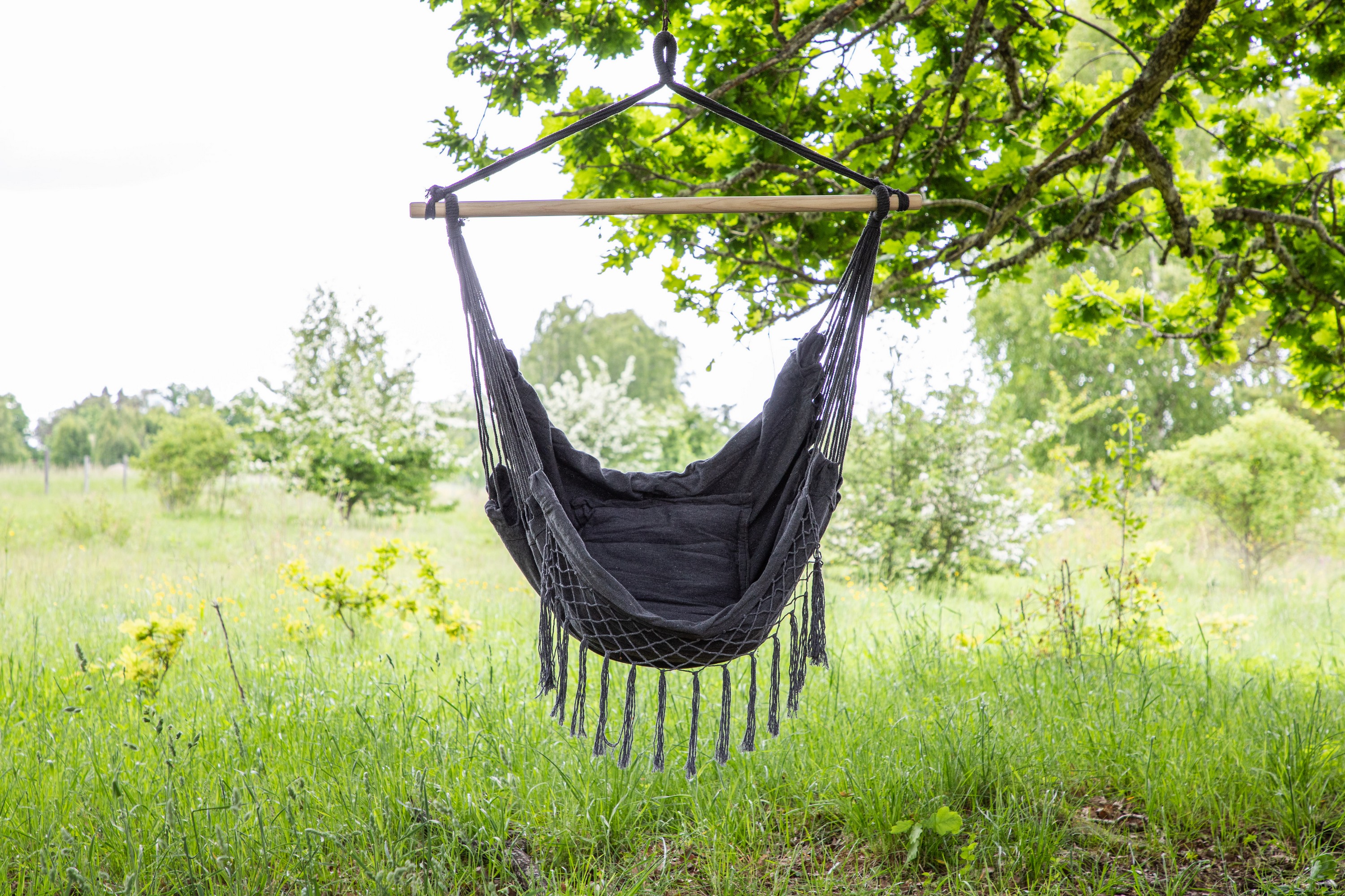 culasi hängstol utomhus - grå