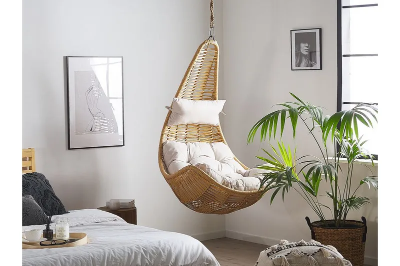 Hacksta Hängstol Utomhus - Beige - Utemöbler - Utestolar & fåtöljer - Hängstol