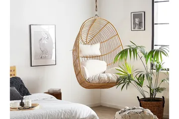 Hallstavik Hängstol Utomhus - Beige - Utemöbler - Utestolar & fåtöljer - Hängstol