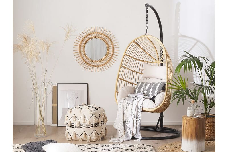 Hallstavik Hängstol Utomhus med Stativ - Beige - Utemöbler - Utestolar & fåtöljer - Hängstol