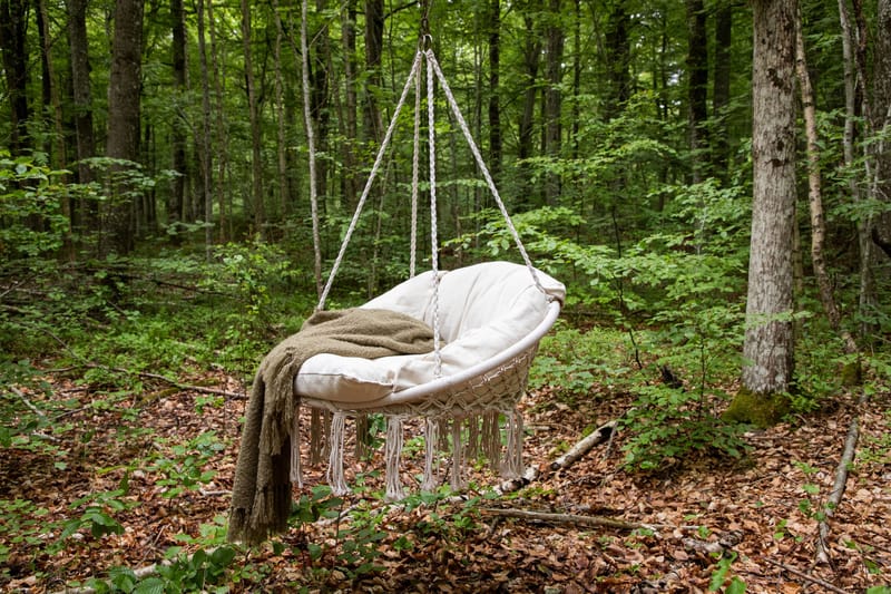 Hamtic Hängstol Utomhus - Vit - Utemöbler - Utestolar & fåtöljer - Hängstol